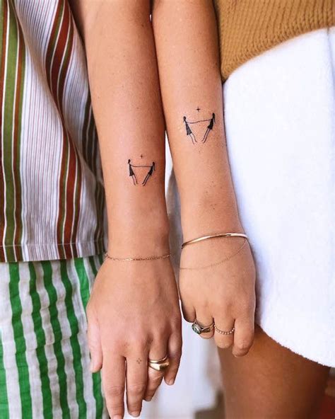 small matching sister tattoos|unique matching sister tattoos.